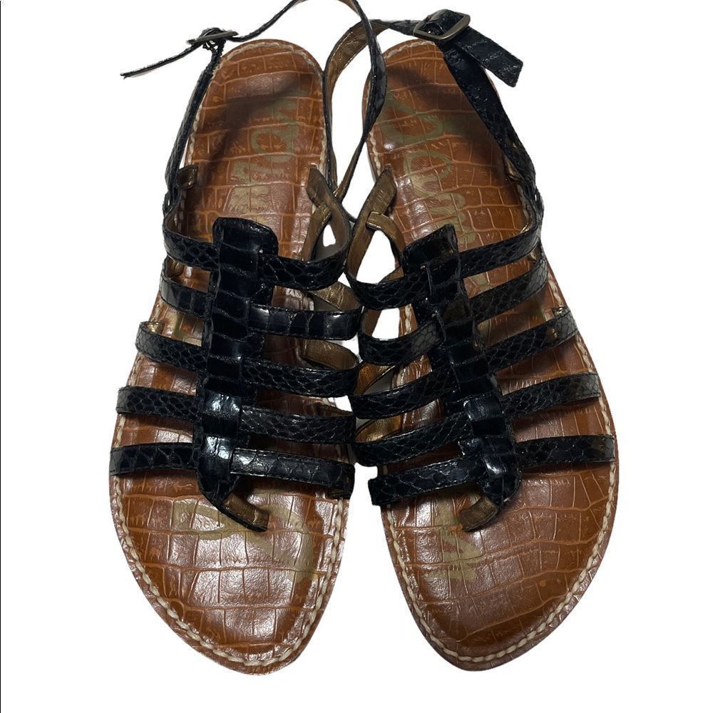 Sam Edelman Hamilton Caged Sandals Size 8.5 black